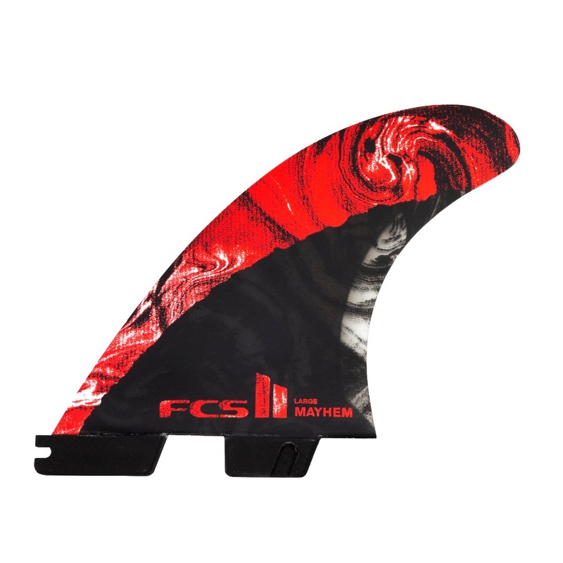 FCS II THRUSTER - MATT BIOLOS MB PC Carbon Red Tri Fins - Large