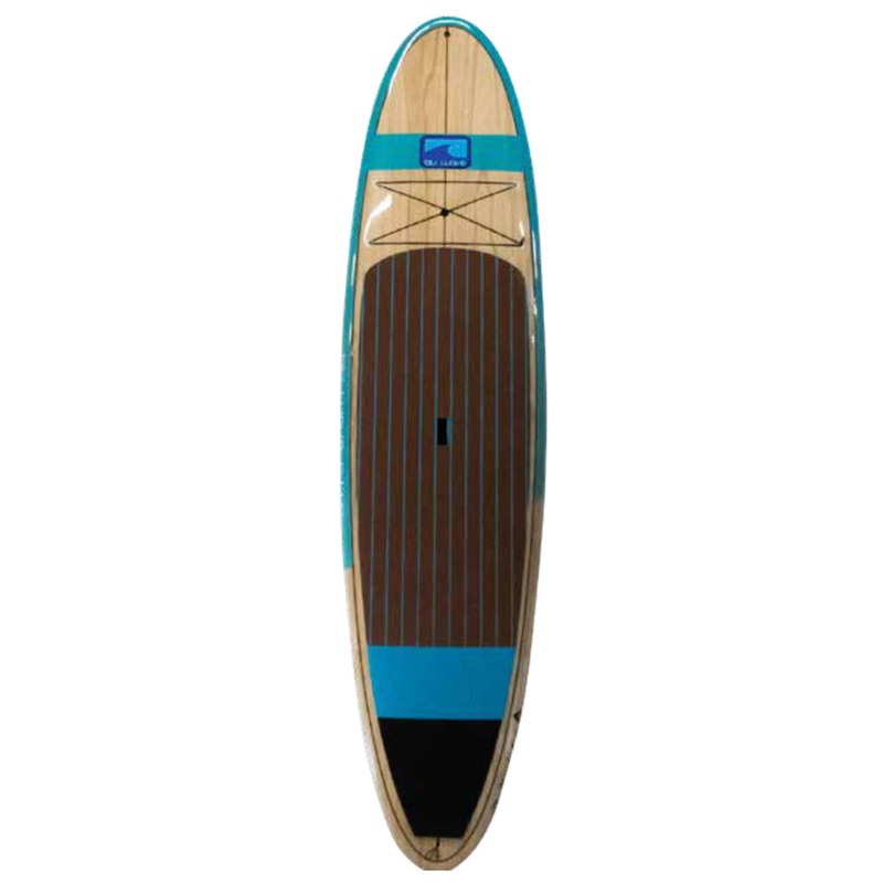 Blu Wave - The Woody 10.6 - Aqua/Paulownia Wood SUP