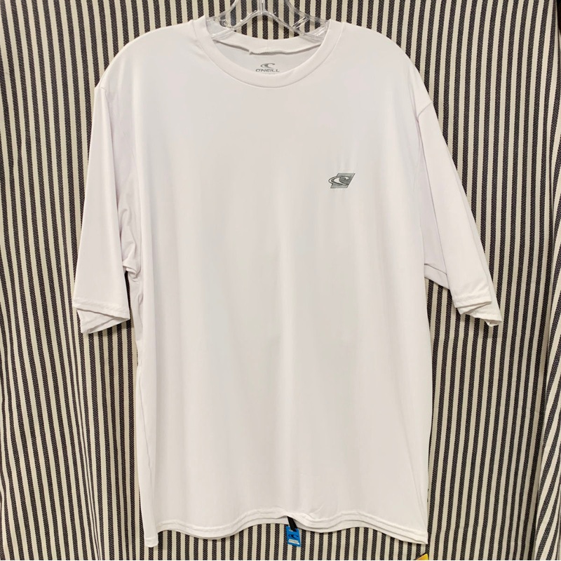 Mens Rashies O'Neill Skins S/S Rash Tee - White
