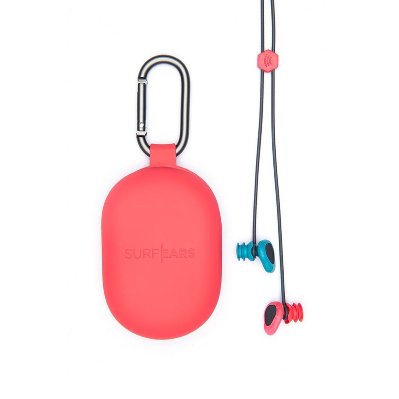 Protective Gear (Surf) - Ears - SurfEars JUNIOR : 2.0 Red Teal