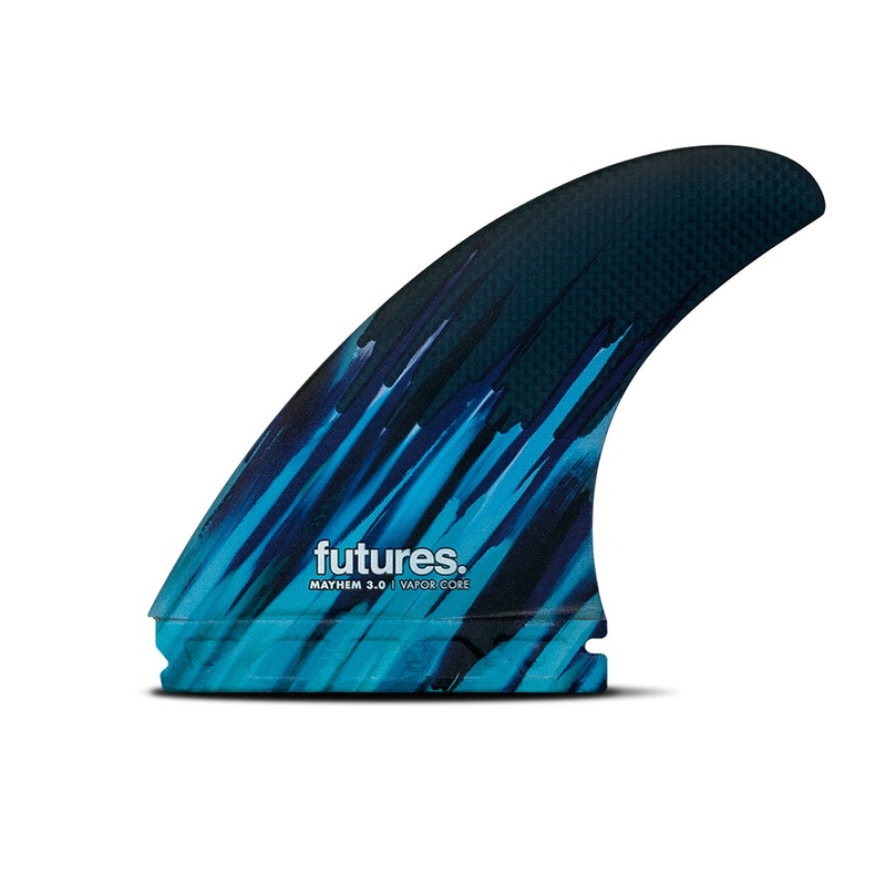Futures - THRUSTER - Mayhem Rake M/L Vapor Core Thruster - Carbon/Blue