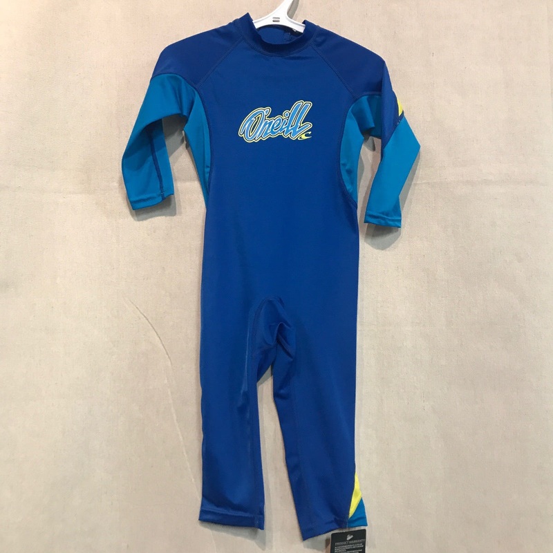 Toddler Boys Rashies O'Neill OZone Full 4307B - AI1-Deepsea/Sky/Ylw