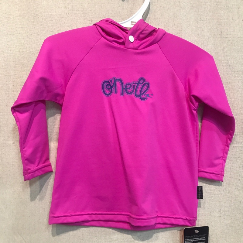 Youth Girls Rashies O'Neill Toddler Skins Hoodie 237/Berry