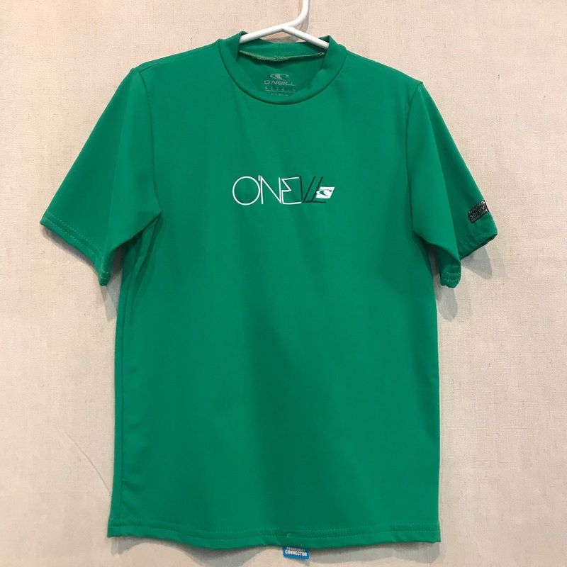 Youth Rashies O'Neill 4117 Skins S/S Rash Tee 190Clean Green