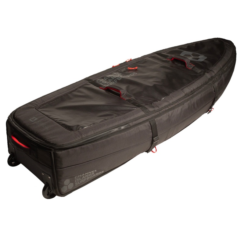 Channel Islands Board Cover - QUAD Wheeled TRAVELER BOARD Black