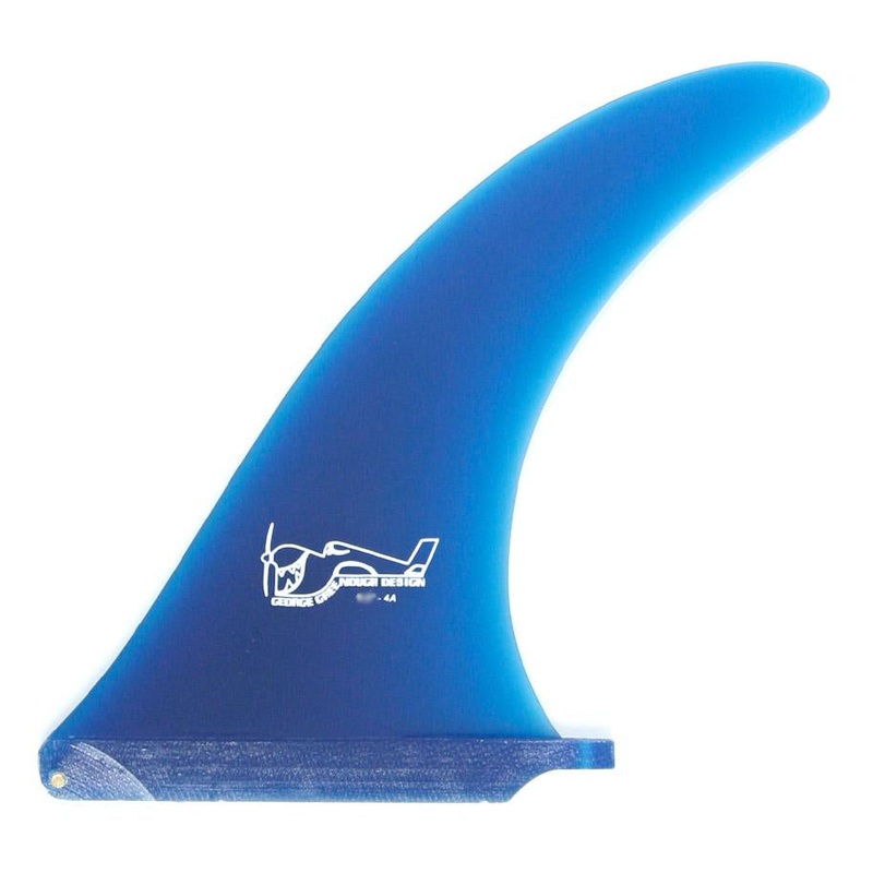 Greenough 4A Longboard Fin 9" - Translucent Blue