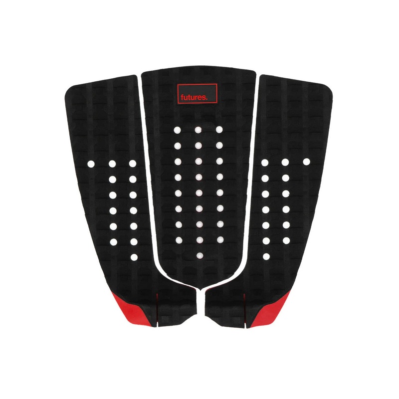 Deck pads - Futures - Jordy Signature 3 PC Traction Pad - Black/Red