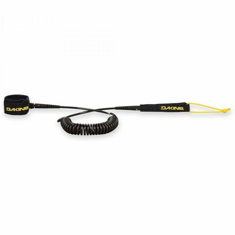 Leashes - Dakine SUP - Coiled CALF Leash 10' X 3/16" Black