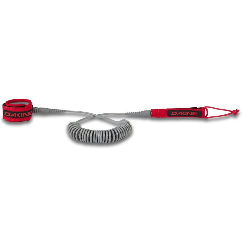Leashes - Dakine SUP - Coiled CALF Leash 10' X 3/16" Shadow