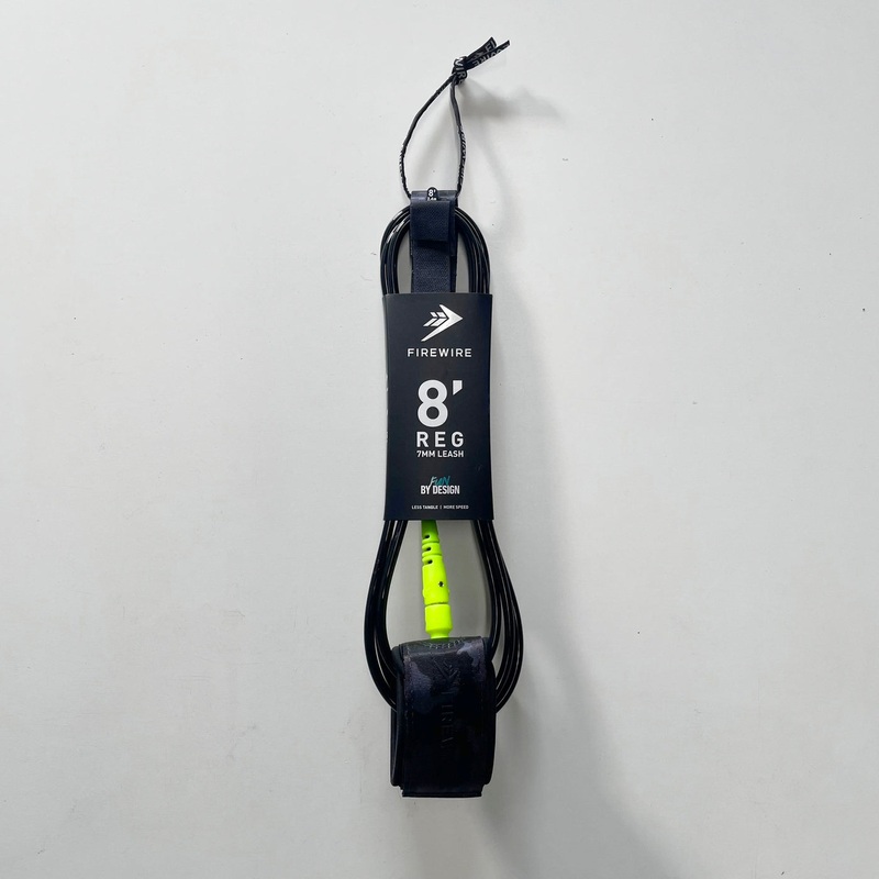 Leashes - Firewire - 8'0 All Day 7mm Black/Yellow