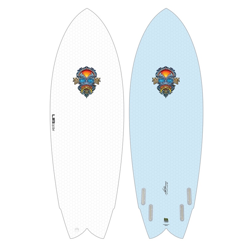 Libtech - Lost RNF Retro Fish 5'7 (Compatible with FCSII fin system)