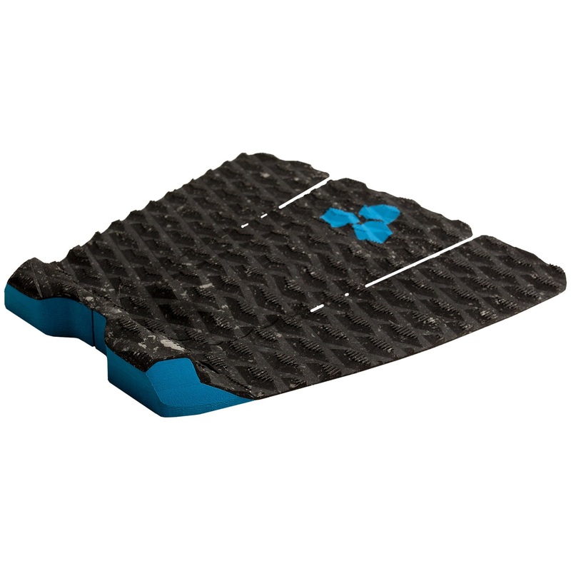 Deck pads - Channel Islands FADER 3PC MEGAKUSH ARCH Tail Pad - Black