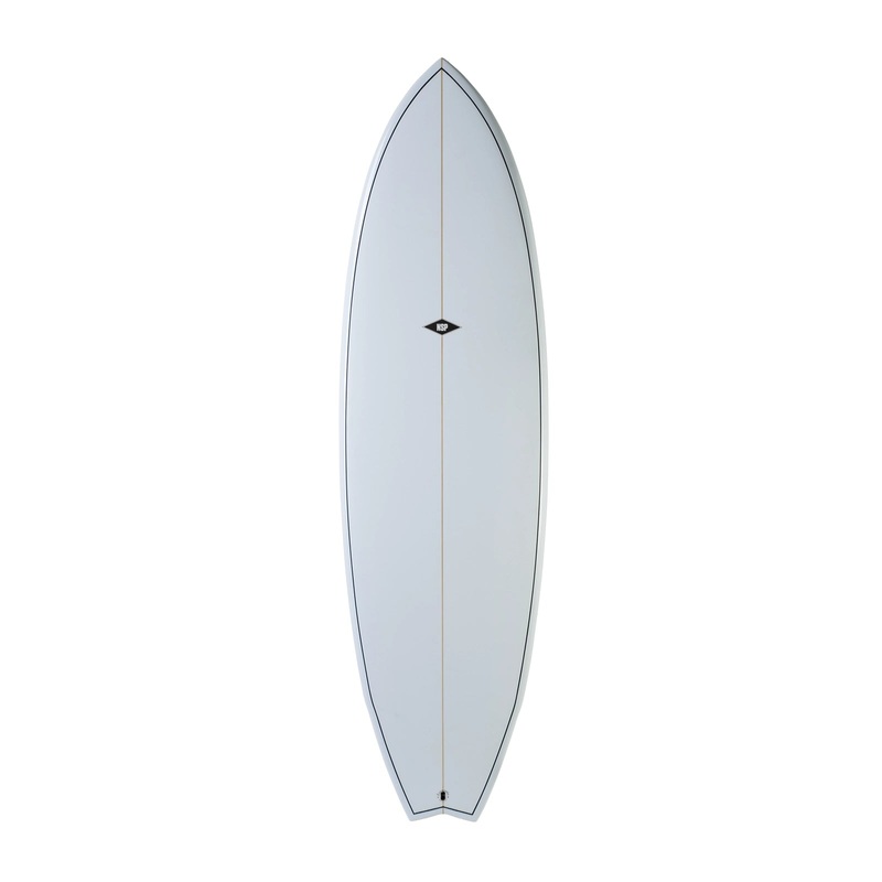 NSP Elements Fish 6'0  HDT - White Futures Fins