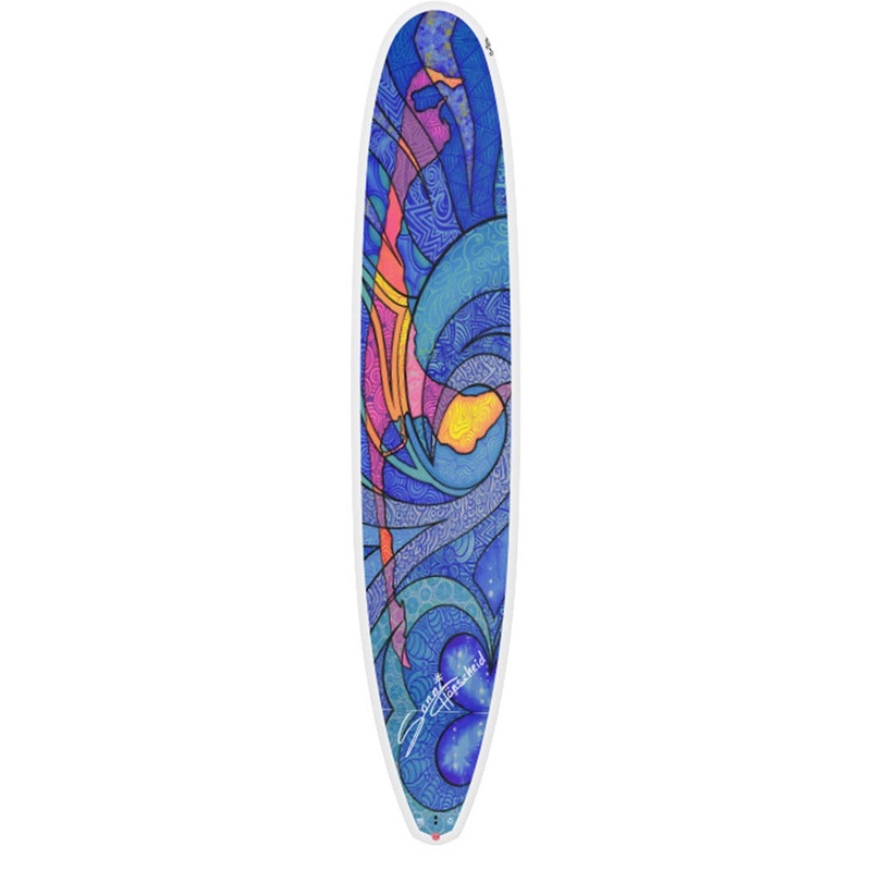2023 STARBOARD LONGBOARD SURF  9'1" x 22" TIKHINE SONNI ART SURFBOARD