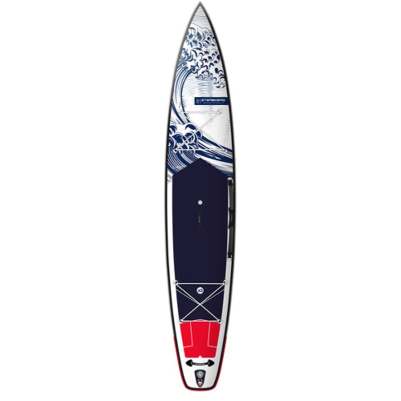 2024 STARBOARD INFLATABLE SUP 12'6" X 28" X 4.75" TOURING S BLUE WAVE DELUXE SC BOARD