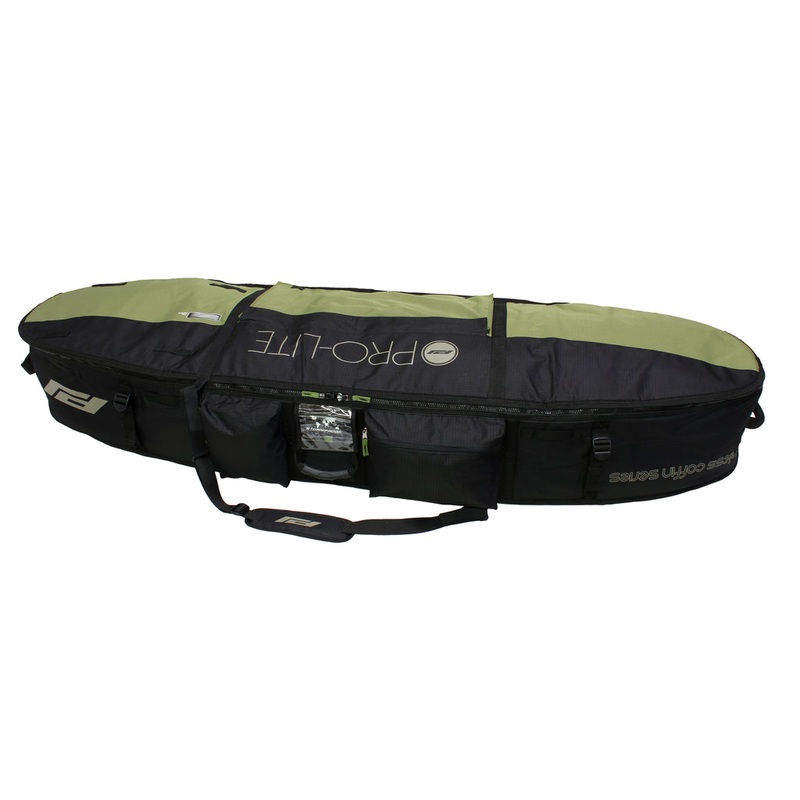PRO-LITE FINLESS COFFIN TRIPLE SURFBOARD TRAVEL BOARD BAG (2-4 BOARDS)