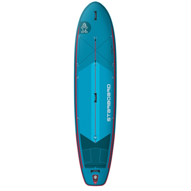 2025 STARBOARD INFLATABLE 10'8" X 33" X 6" iGO DELUXE LITE SUP BOARD WITH PADDLE