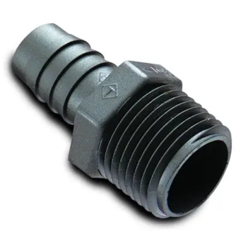 3/4" NPT to 3/4" Hose Barb Fitting - Standard 3/4 Thread