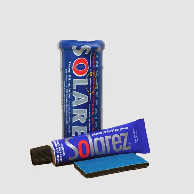 Solarez Epoxy Ding Repair Weenie Travel Kit - Epoxy and Sanding Bundle