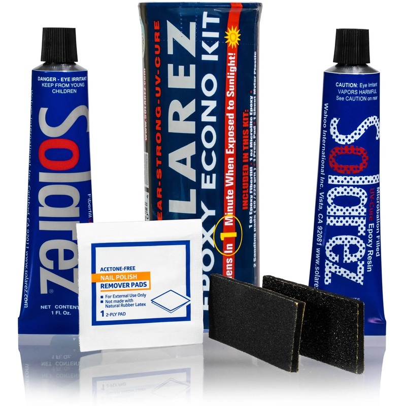 Solarez Epoxy Epoxy Econo Kit - Fiberfil, Microlite, Sand Pads, and Acetone